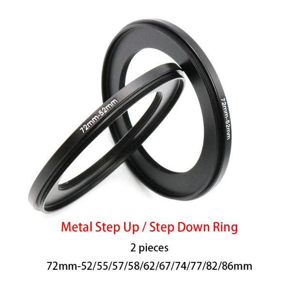 lens adapters & mounts 2-pieces metal step up / down ring filter adapter ,72-52 /55 /57 /58 /62 /67 /74 /77 /82 /86 mm
lens adapters & mounts 2-pieces metal step up / down ring filter adapter ,72-52 /55 /57 /58 /62 /67 /74 /77 /82 /86 mm