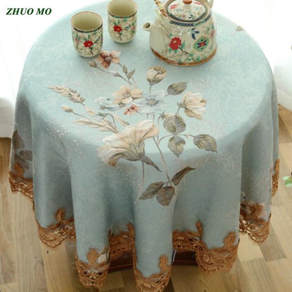 table cloth zhuo mo lace flowers round tablecloth elegant european rectangular cover wedding decoration kitchen accessories for home
table cloth zhuo mo lace flowers round tablecloth elegant european rectangular cover wedding decoration kitchen accessories for home
