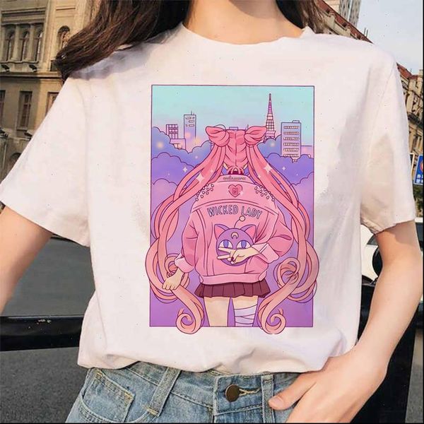tshirt aesthetic cat anime women cute female t shirt kawaii tees fashion ullzang sailor moon 90s funny t shirt harajuku clothes, White
tshirt aesthetic cat anime women cute female t shirt kawaii tees fashion ullzang sailor moon 90s funny t shirt harajuku clothes, White