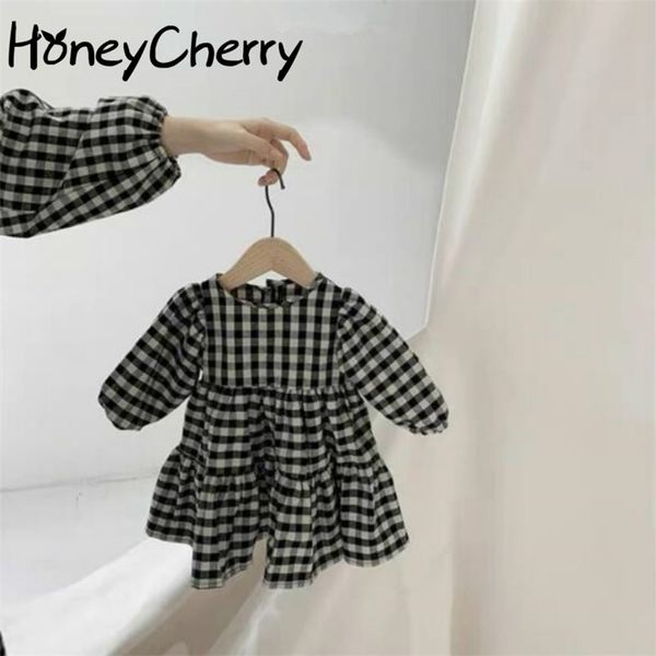 spring and summer girls plaid casual princess all-match long-sleeved dress kids dresses for girls 210701, Red;yellow
spring and summer girls plaid casual princess all-match long-sleeved dress kids dresses for girls 210701, Red;yellow