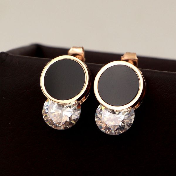 fashion jewelry black round clip crystal earrings girls earrings titanium steel earrings for women gift wholesale, Silver
fashion jewelry black round clip crystal earrings girls earrings titanium steel earrings for women gift wholesale, Silver