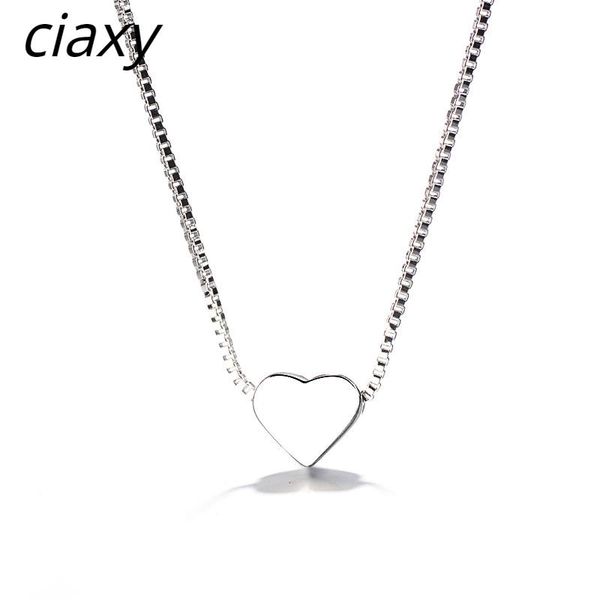 chains ciaxy 925 sterling silver heart shaped pendant necklace minimalist smooth cute charm for women personality jewelry
chains ciaxy 925 sterling silver heart shaped pendant necklace minimalist smooth cute charm for women personality jewelry