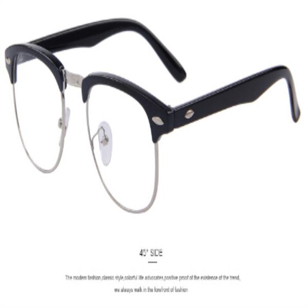 classic retro clear lens nerd frames half metal eyewear women eyeglasses vintage fashion glasses men frame laqlg, White;black
classic retro clear lens nerd frames half metal eyewear women eyeglasses vintage fashion glasses men frame laqlg, White;black