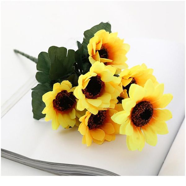 7pcs/lot 30cm artificial sunflowers bouquet for home wedding garden decor living room party table window decor gifts f jllhfj
7pcs/lot 30cm artificial sunflowers bouquet for home wedding garden decor living room party table window decor gifts f jllhfj
