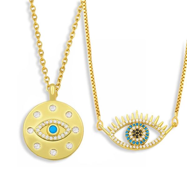 5pcs eye charms trendy gold cz micro pave eye pendant necklaces jewelry for women nks88, Silver
5pcs eye charms trendy gold cz micro pave eye pendant necklaces jewelry for women nks88, Silver