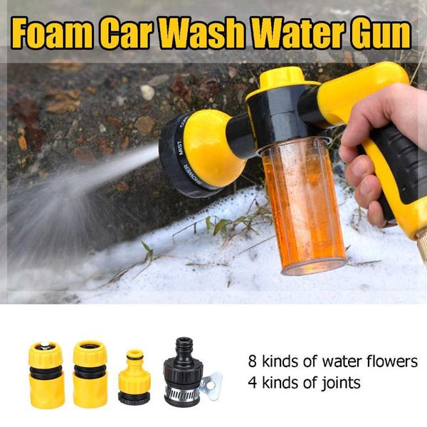 high pressure multifunction 8 in 1 jet spray g-un soap dispenser hose nozzle car wash cleaning tool garden watering
high pressure multifunction 8 in 1 jet spray g-un soap dispenser hose nozzle car wash cleaning tool garden watering