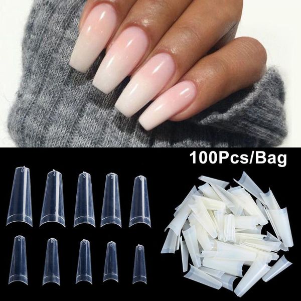 false nails 100pcs/bag ballerina nail tips french coffin fake half cover clear/natural manicure uv gel diy beauty tools, Red;gold
false nails 100pcs/bag ballerina nail tips french coffin fake half cover clear/natural manicure uv gel diy beauty tools, Red;gold