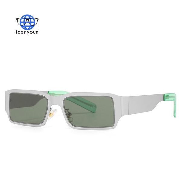 sunglasses teenyoun personality rectangle men women fashion uv400 square metal frame sun glasses 2021 eyeglasses, White;black
sunglasses teenyoun personality rectangle men women fashion uv400 square metal frame sun glasses 2021 eyeglasses, White;black