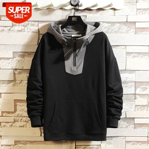 men patchwork hooded hoodies 2021 mens oversized korean harajuku sweatshirts color block oversized hoodie #019m, Black
men patchwork hooded hoodies 2021 mens oversized korean harajuku sweatshirts color block oversized hoodie #019m, Black