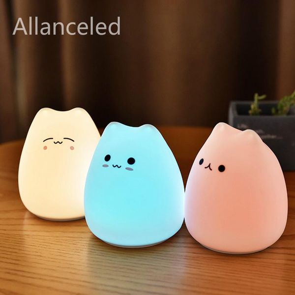 night lights silicone light with touch sensor 7 colors children lamps used as baby room for table decoration lamp lampada
night lights silicone light with touch sensor 7 colors children lamps used as baby room for table decoration lamp lampada