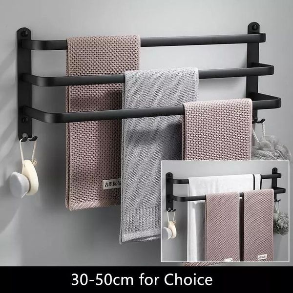 towel racks hanger wall mounted 30-50 cm rack bathroom aluminum black bar rail matte holder
towel racks hanger wall mounted 30-50 cm rack bathroom aluminum black bar rail matte holder