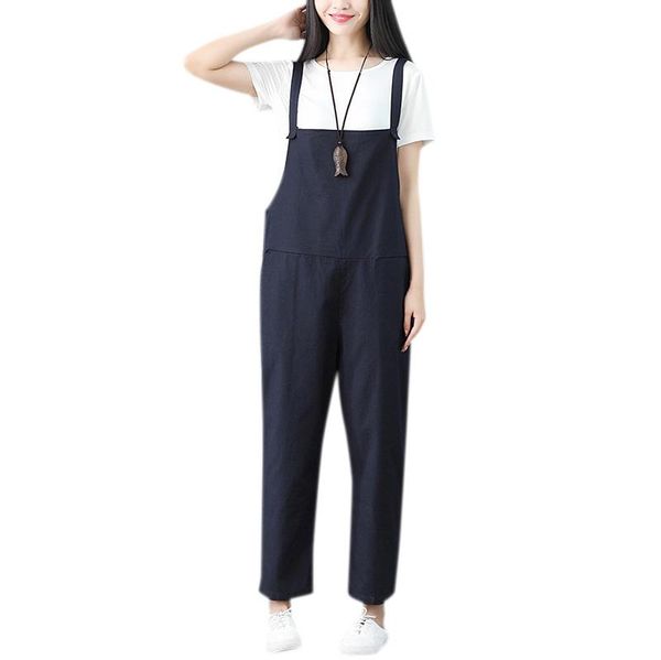 women's pants & capris women solid plus size spaghetti straps jumpsuit casual loose cotton linen sleeveless vintage wide leg harem over, Black;white
women's pants & capris women solid plus size spaghetti straps jumpsuit casual loose cotton linen sleeveless vintage wide leg harem over, Black;white