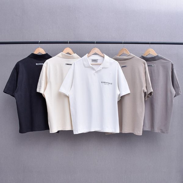 of god fog essentials double thread short sleeve reflective letter polo shirt loose couple, White;black
of god fog essentials double thread short sleeve reflective letter polo shirt loose couple, White;black