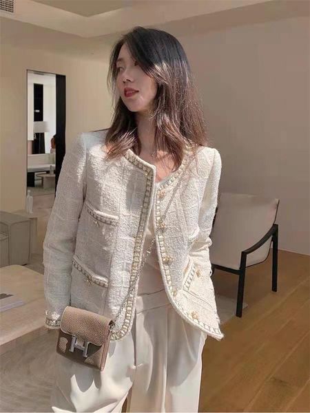 women's jackets 2021 autumn winter fashion tweed jacket female runway short coats, Black;brown
women's jackets 2021 autumn winter fashion tweed jacket female runway short coats, Black;brown