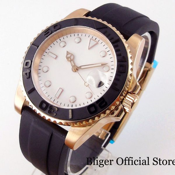 bliger no white rose gold coated nh35a 40mm automatic men's watch flat end rubber band see-through glass back, Slivery;brown
bliger no white rose gold coated nh35a 40mm automatic men's watch flat end rubber band see-through glass back, Slivery;brown