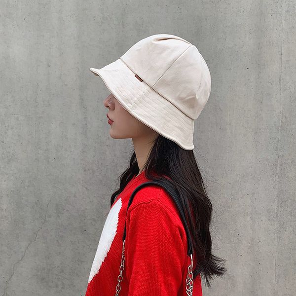 niche design dome fisherman's female summer plain face covered bucket hat versatile tide basin hat
niche design dome fisherman's female summer plain face covered bucket hat versatile tide basin hat