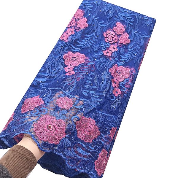 royal blue tulle french embroidery fabric 5 yards swiss lace fabrics luxury indian net materials wedding african laces 2021, Black;white
royal blue tulle french embroidery fabric 5 yards swiss lace fabrics luxury indian net materials wedding african laces 2021, Black;white