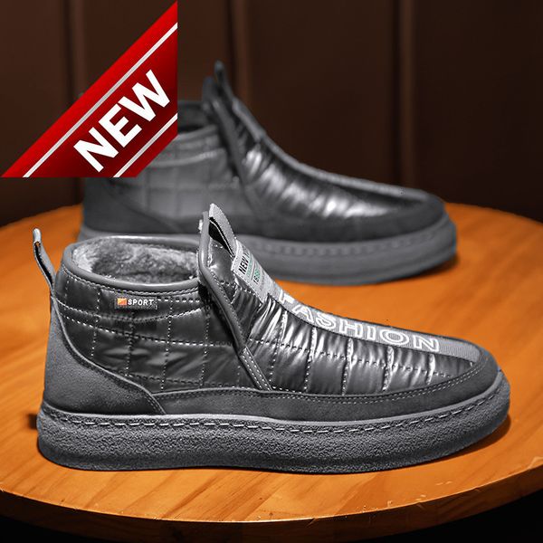winter new high martin boots tide waterproof warm thickened cotton shoes anti slip and plush snow men's, Black
winter new high martin boots tide waterproof warm thickened cotton shoes anti slip and plush snow men's, Black