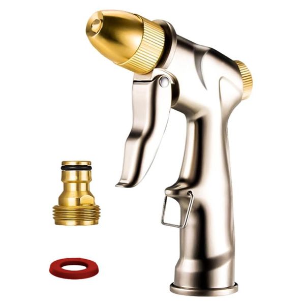 watering equipments full brass nozzle garden hose spray gun adjustable mode high pressure gun, for plants, showering pets car washing
watering equipments full brass nozzle garden hose spray gun adjustable mode high pressure gun, for plants, showering pets car washing