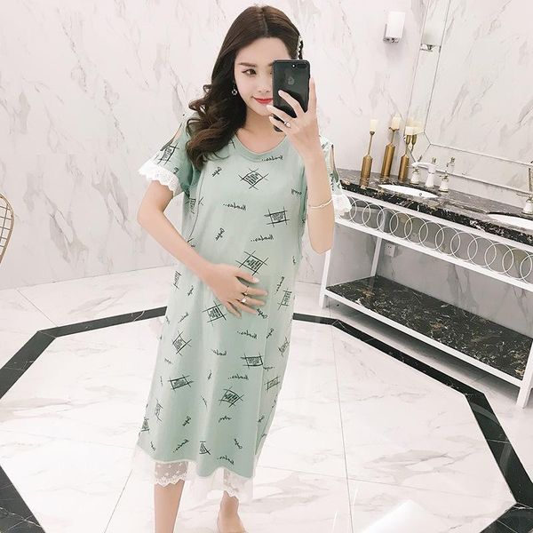 maternity dresses dollplus dress summer pajamas sleepwear nursing pregnant mothers breast feeding nightdress, White
maternity dresses dollplus dress summer pajamas sleepwear nursing pregnant mothers breast feeding nightdress, White