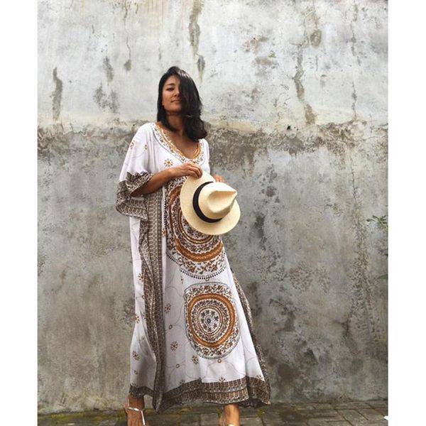 women's swimwear oversize beach cover up vintage print floral holiday bikini outing boho loose long cardigan covers style, White;black
women's swimwear oversize beach cover up vintage print floral holiday bikini outing boho loose long cardigan covers style, White;black
