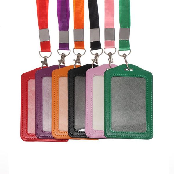 card holders holder with lanyard pu leather cover for women men bank name neck strap bus id, Brown;gray
card holders holder with lanyard pu leather cover for women men bank name neck strap bus id, Brown;gray