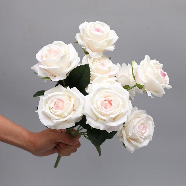 decorative flowers & wreaths 10 heads 44cm silk rose flower bouquet flores wedding home fall decorations fake red yellow white
decorative flowers & wreaths 10 heads 44cm silk rose flower bouquet flores wedding home fall decorations fake red yellow white