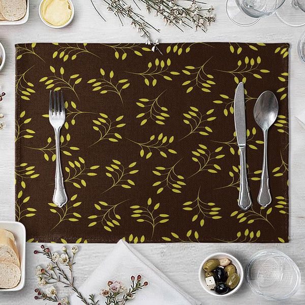 mats & pads leaf geometry mat tableware drink cup for kitchen dining table placemat accessories
mats & pads leaf geometry mat tableware drink cup for kitchen dining table placemat accessories
