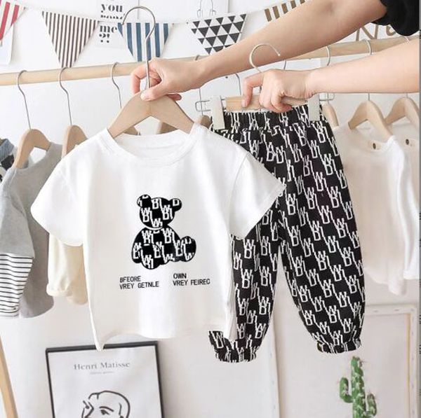 kids clothing sets summer baby girl clothes suit boys cotton cartoon bear t-shirt+shorts 2pcs/set toddler for 3-12t, White
kids clothing sets summer baby girl clothes suit boys cotton cartoon bear t-shirt+shorts 2pcs/set toddler for 3-12t, White