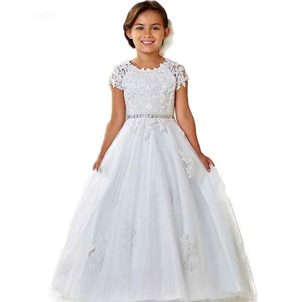 girl's dresses a-line appliques lace cap sleeve flower girl beaded waistline first communion dress tulle children wedding party gowns, Red;yellow
girl's dresses a-line appliques lace cap sleeve flower girl beaded waistline first communion dress tulle children wedding party gowns, Red;yellow