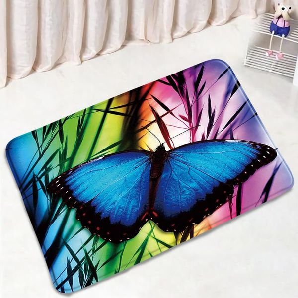 bath mats blue butterfly creative color pattern fashion door pad bedroom entrance floor mat bathroom rug foot carpet home decor
bath mats blue butterfly creative color pattern fashion door pad bedroom entrance floor mat bathroom rug foot carpet home decor