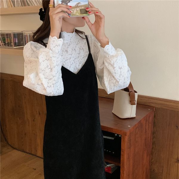 2021 new spring autumn 2 piece suit sleeveless vintage women es female girls suits robe femme vestido sell separately 7b25, White
2021 new spring autumn 2 piece suit sleeveless vintage women es female girls suits robe femme vestido sell separately 7b25, White