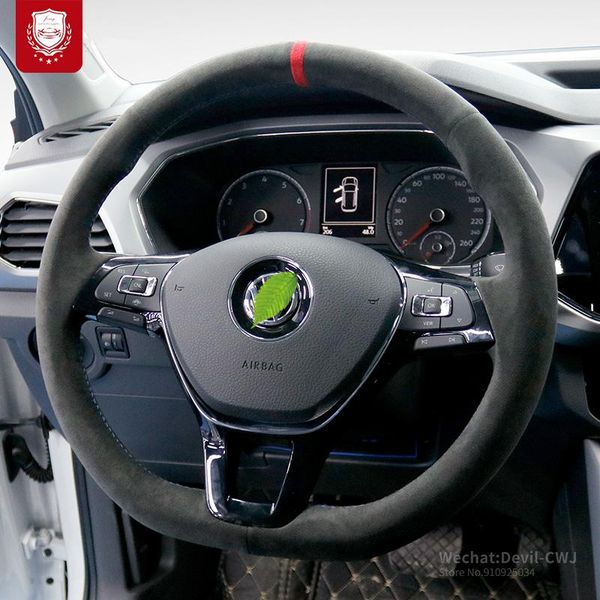 auto alcantara suede hand-stitch steering wheel cover for vw cc touareg viloran t-cross passat touran l auto parts accessories
auto alcantara suede hand-stitch steering wheel cover for vw cc touareg viloran t-cross passat touran l auto parts accessories