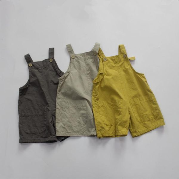 jumpsuits summer boys and girls 3 colors washed cotton loose overalls 1-6 years kids casual bib short suspender trousers, Blue
jumpsuits summer boys and girls 3 colors washed cotton loose overalls 1-6 years kids casual bib short suspender trousers, Blue
