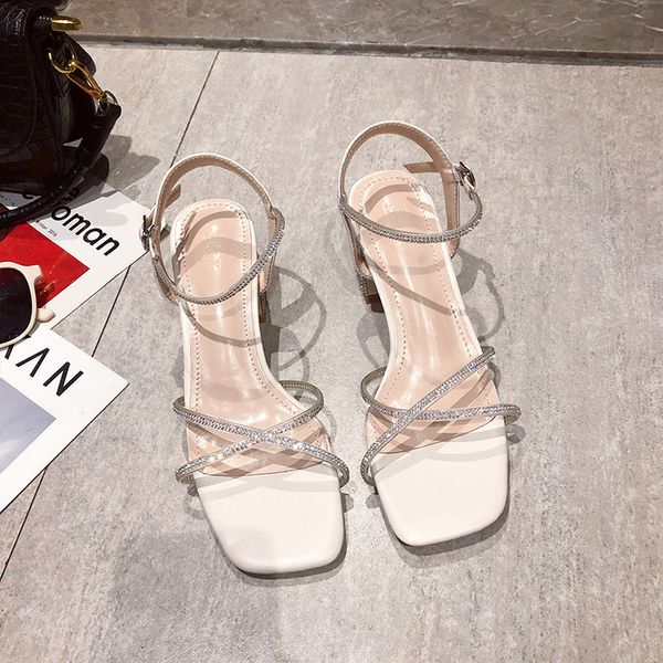 80% off store online summer the new sandals open toe high heels female thick heel square head rhinestone one word with, Black
80% off store online summer the new sandals open toe high heels female thick heel square head rhinestone one word with, Black