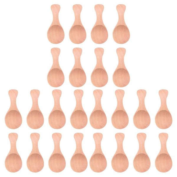 spoons 24pcs small wooden salt spoon solid wood condiments handmade honey teaspoon seasoning sugar coffee tea jam
spoons 24pcs small wooden salt spoon solid wood condiments handmade honey teaspoon seasoning sugar coffee tea jam