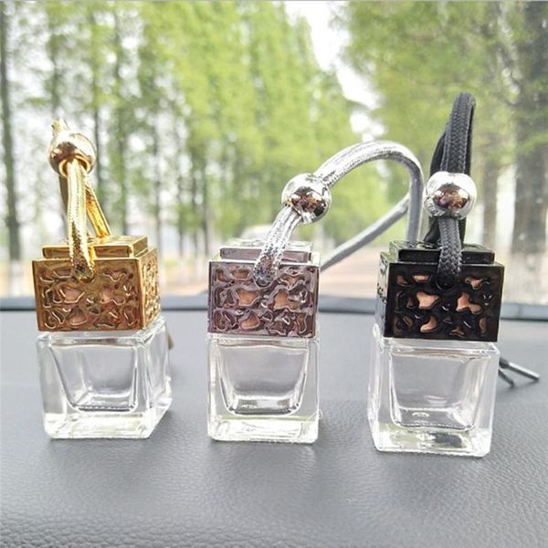 car air freshener hanging diffuser fragrance clear glass empty perfume bottle essential oil bottles for goods