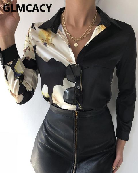 women's blouses & shirts women plus size oversize loose floral print button design long sleeve shirt, White
women's blouses & shirts women plus size oversize loose floral print button design long sleeve shirt, White