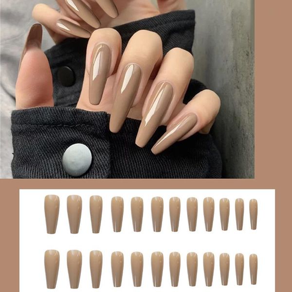 false nails 24pcs/set fashion matte long square head design finished full cover fake nail tips manicure with glue decoration, Red;gold
false nails 24pcs/set fashion matte long square head design finished full cover fake nail tips manicure with glue decoration, Red;gold