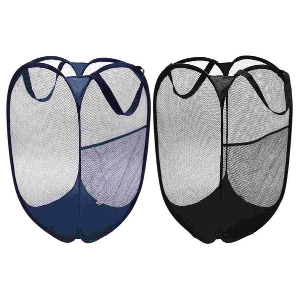 buckets 2pcs clothes storage basket household folding laundry bag for home (blue, black)
buckets 2pcs clothes storage basket household folding laundry bag for home (blue, black)
