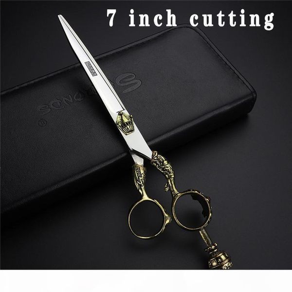 hair salon special exquisite scissors 7 inches retro hair scissors salon a substitute cut flat bangs