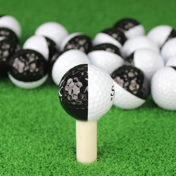 golf balls set long distance black and white 2 layer ball training accessories for putters
golf balls set long distance black and white 2 layer ball training accessories for putters