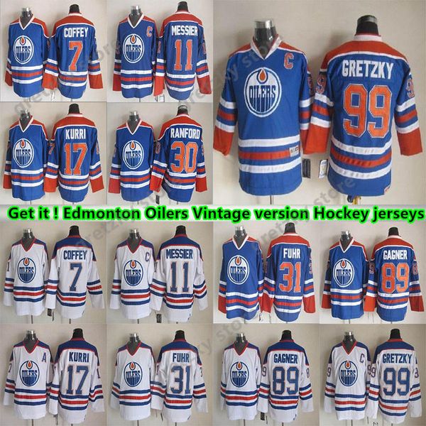 men's edmonton oilers ccm vintage jerseys 99 gretzky 7 coffey 11 messier 89 gagner 17 kurri 31 fuhr retro hockey jersey, Black;red
men's edmonton oilers ccm vintage jerseys 99 gretzky 7 coffey 11 messier 89 gagner 17 kurri 31 fuhr retro hockey jersey, Black;red