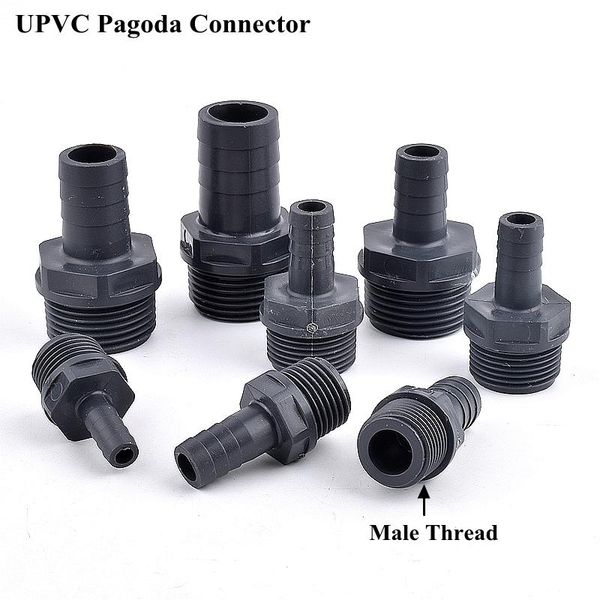 watering equipments 1"/1.2"/1.5"/2" male thread to 16~50mm upvc pagoda connector garden irrigation water pipe joint fitt
watering equipments 1"/1.2"/1.5"/2" male thread to 16~50mm upvc pagoda connector garden irrigation water pipe joint fitt