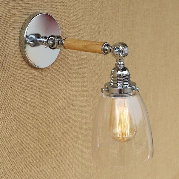 wall lamp retro small glass lampshade adjust wood swing arm led/edison e27 sconc for living room bedroom restaurant 220v
wall lamp retro small glass lampshade adjust wood swing arm led/edison e27 sconc for living room bedroom restaurant 220v