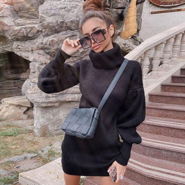 casual dresses 2021 autumn and winter high neck lantern sleeve knitted sweater dress loose long crocheted mini, Black;gray
casual dresses 2021 autumn and winter high neck lantern sleeve knitted sweater dress loose long crocheted mini, Black;gray