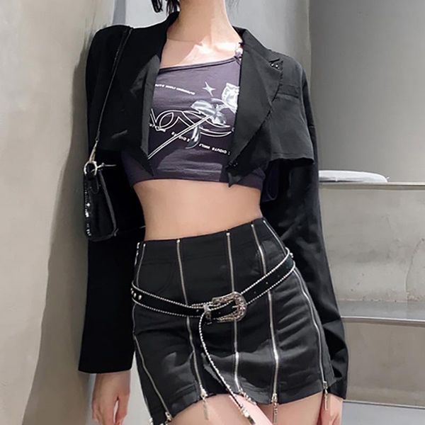 women's jackets fashion long sleeve cardigan coats women jacket one button crop outwear streetwear clothing ripped cotton fall clothes, Black;brown
women's jackets fashion long sleeve cardigan coats women jacket one button crop outwear streetwear clothing ripped cotton fall clothes, Black;brown