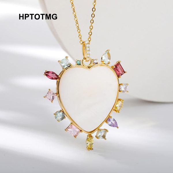 chains aesthetic colorful zircon big opal heart pendant necklace for women gold silver color trend goth choker chain jewelry party
chains aesthetic colorful zircon big opal heart pendant necklace for women gold silver color trend goth choker chain jewelry party