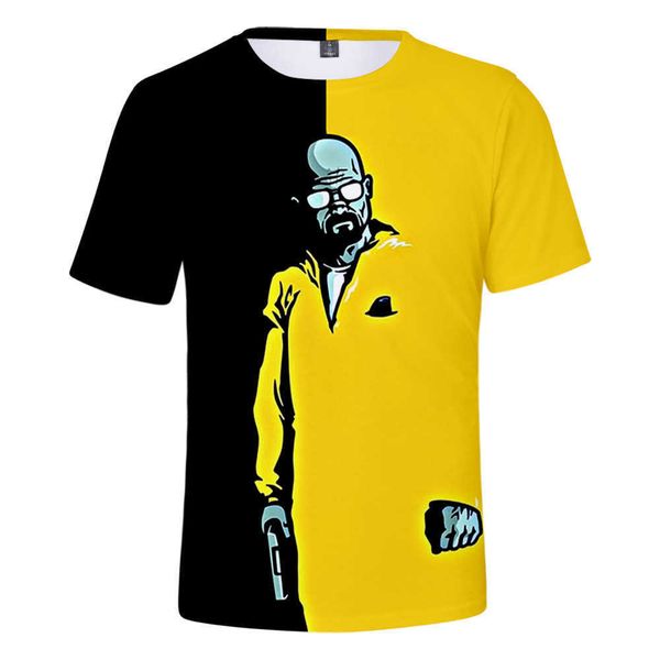 breaking bad 3d printing children's men's and women's loose hip hop short sleeve t-shirt, White;black
breaking bad 3d printing children's men's and women's loose hip hop short sleeve t-shirt, White;black
