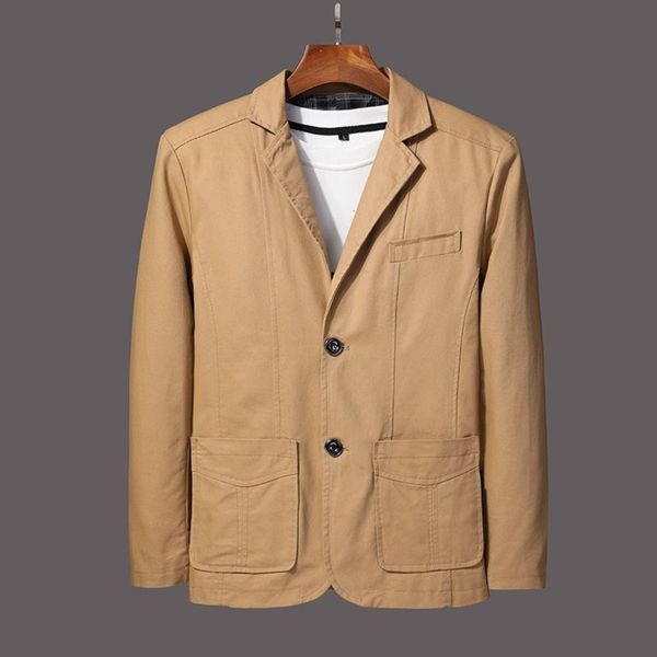 spring and autumn jacket pure color cotton slim thin casual youth coat men's washed pu leather blazer, White;black
spring and autumn jacket pure color cotton slim thin casual youth coat men's washed pu leather blazer, White;black